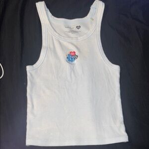 Teddy Fresh Care Bears tank top-BLEACH STAINED!!